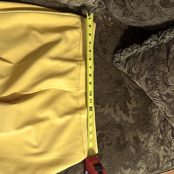 Antonio Melani Size 12 Yellow Pants - Picture 4 of 4